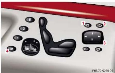 Mercedes-Benz S 430 (2001) - Rear view mirrors - 1