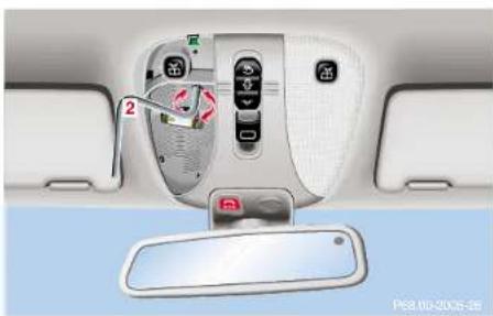 Mercedes-Benz S 430 (2001) - Emergency engine shut-down - 3