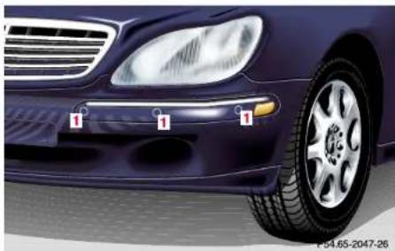 Mercedes-Benz S 430 (2001) - Sensors - 1