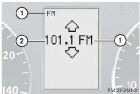 Mercedes-Benz C 230 Sport (2006) - Select radio station - 1