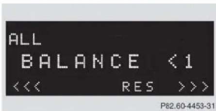 Mercedes-Benz C 230 Sport (2006) - Adjusting balance - 1