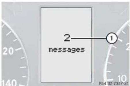 Mercedes-Benz C 230 Sport (2006) - Vehicle status messages have been recorded - 1