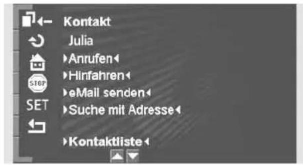 Kontakt Julia Anrufen Hinfahren eMail senden Suche mit Adresse Kontaktliste
