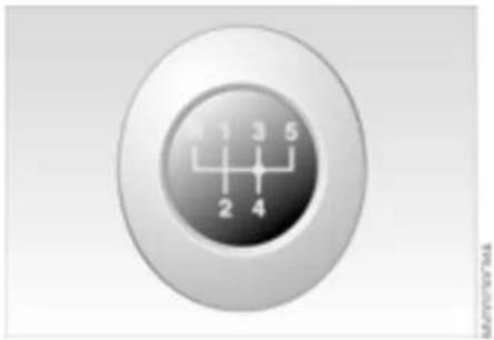 Circular button with a gear shift icon showing numbers 1, 2, 3, 4, 5 (no text or symbols beyond numeric labels)