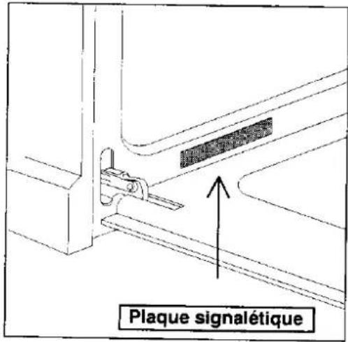 Arthur Martin-Electrolux CE6450W1 - La plaque signalétique - 1