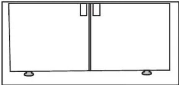 BEKO GN 162340 PT - Einstellung der Füße - 1