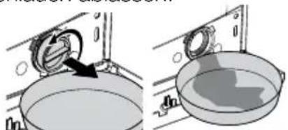 BEKO WMB 50841 - Restliches Wasser ablaufen lassen und Pumpenfilter reinigen - 4