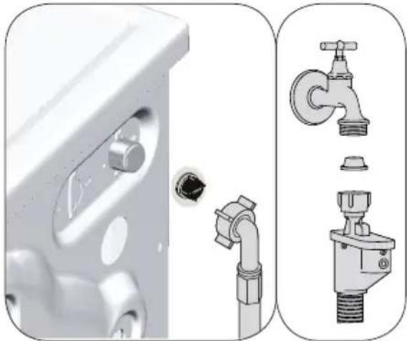BEKO RCSA1812XPS - Wasserzulauffilter reinigen - 1