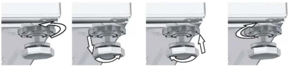 BEKO RCSA1812XPS - Füße einstellen - 2