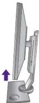 BENQ XL2730 - Fully extend the monitor and tilt it. - 2
