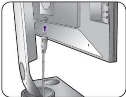 BENQ XL2730 - Connect the S Switch to the monitor. - 3