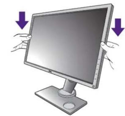 BENQ XL2730 - Connect the PC video cable. - 1