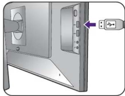 BENQ XL2730 - Connect-to and turn-on the power. - 3