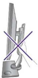 BENQ XL2730 - Adjusting the monitor height - 5