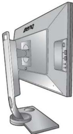 BENQ XL2730 - Remove the monitor stand. - 1