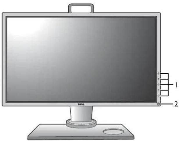 BENQ XL2730 - Front view - 1