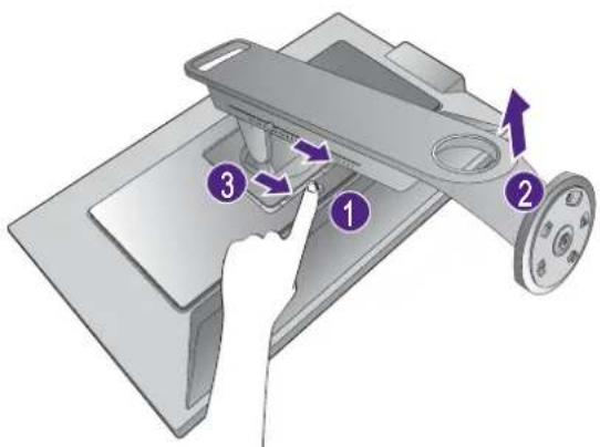 BENQ XL2730 - Remove the monitor stand. - 2
