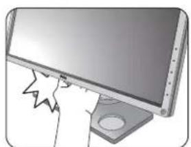 BENQ XL2730 - Adjusting the monitor height - 4