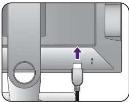 BENQ XL2730 - Connect the S Switch to the monitor. - 1