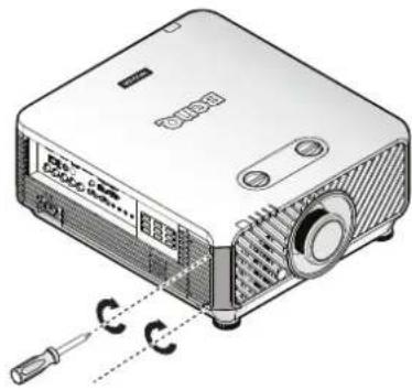 BENQ LX9215 - Replacing the front filter - 5