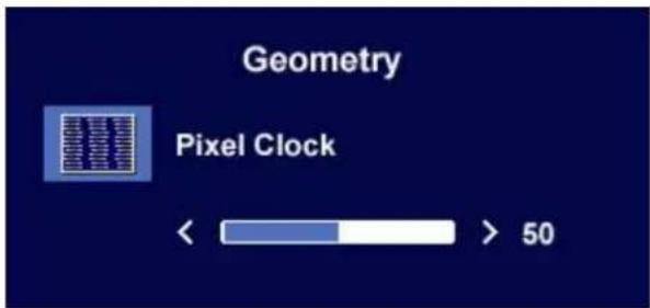 BENQ FP71W - Geometry sub menu - 4