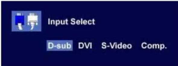 BENQ FP71W - Input hot key - 1