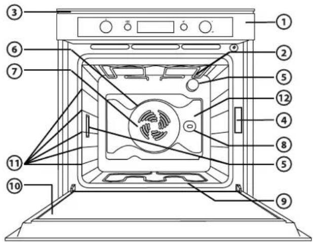 WHIRLPOOL AKZM 7610/IX - FÜR DEN ELEKTRISCHEN ANSCHLUSS LESEN SIE BITTE DEN TEIL BEZÜGLICH DER INSTALLATION - 1