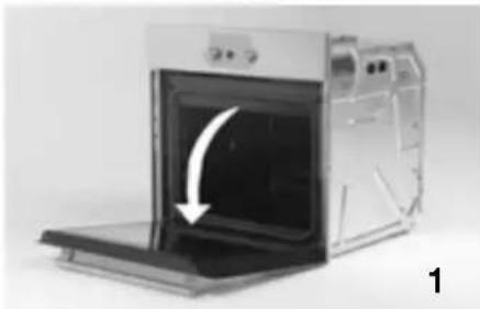 WHIRLPOOL AKP 334/WH 05 - Auswechseln der Glühbirne für die hintere Backofenbeleuchtung: - 1