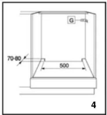 WHIRLPOOL AKP 334/WH 05 - Vorbereitung des Einbaus Einbauherd - 4