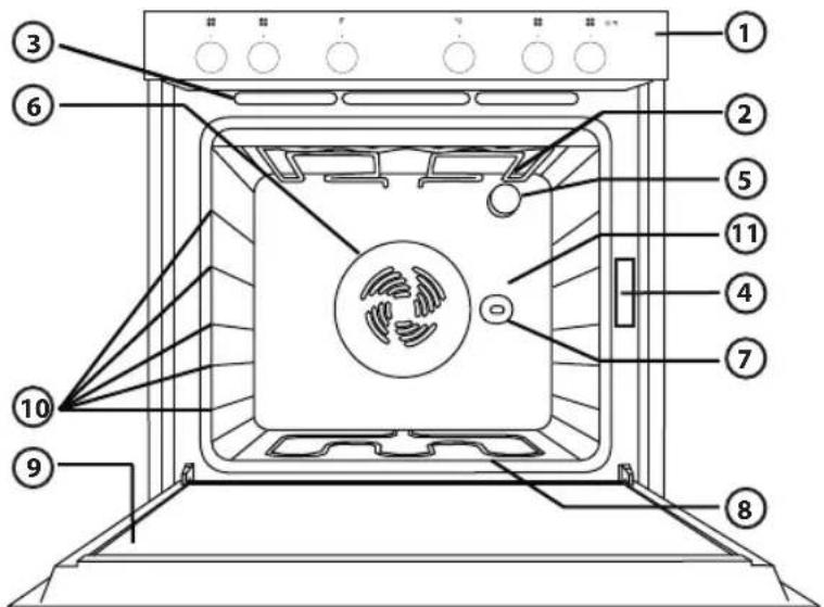 WHIRLPOOL AKP 549 IX - BEDIENUNGSANLEITUNG FÜR DEN OFEN - 1