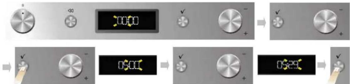 WHIRLPOOL AKZM 756/S - INBETRIEBNAHME DES BACKOFENS – EINSTELLUNG DER AKTUELLEN UHRZEIT - 1