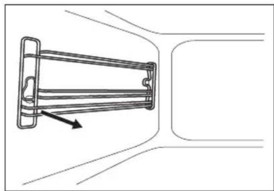 ELECTROLUX EBCGL70SP - Abnehmen der Einhängegitter - 1