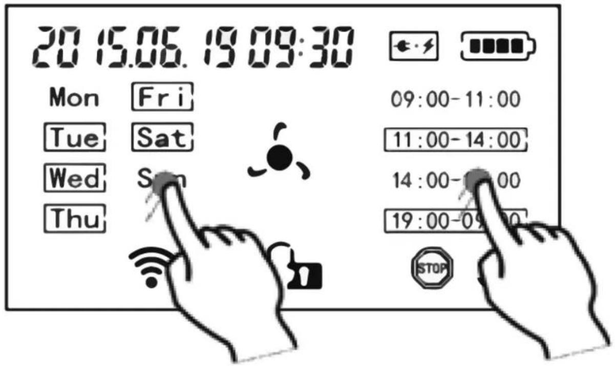 20 15.06.19 09:30 Mon Fri Tue Sat Wed Sun Thu 09:00-11:00 11:00-14:00 14:00-17:00 19:00-09:30 STOP