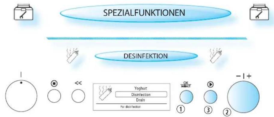 BAUKNECHT ECTM 8145 SW - Drücken Sie die OK/Auswahl-Taste. - 5
