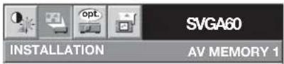 MITSUBISHI HC1600 - How to set the menus: - 2