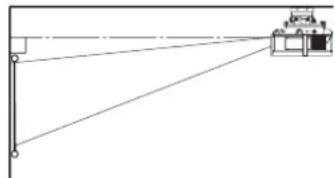 MITSUBISHI HC1600 - Front projection, ceiling mounting - 1