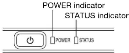 POWER indicator STATUS indicator POWER STATUS