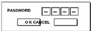 MITSUBISHI HC1600 - To cancel the password function: - 2
