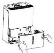 MIDEA MDDN-10DEN3 - Verwendung des Wasserbehälters - 1