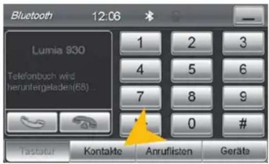 ESX VNC735 VO-U1 Vision (Seat) - KONTAKTE UND ANRUFLISTEN - 1