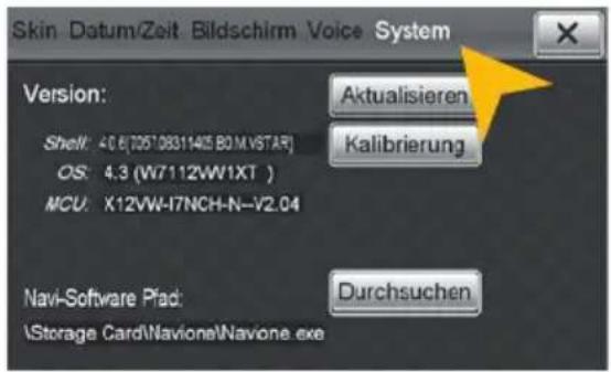 ESX VNC735 VO-U1 Vision (Seat) - Kalibrierung der Touchscreen-Bedienung - 2
