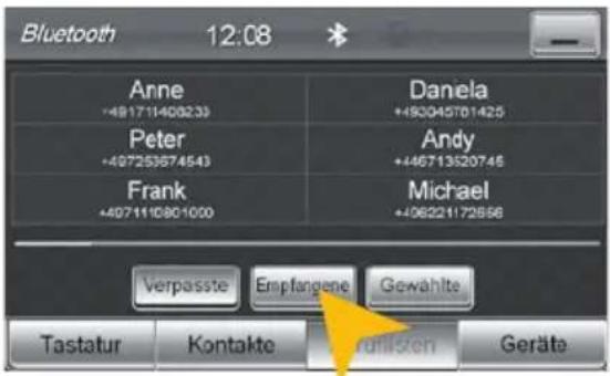 ESX VNC735 VO-U1 Vision (Seat) - KONTAKTE UND ANRUFLISTEN - 6