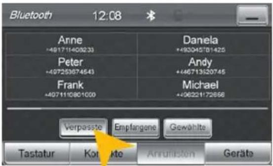 ESX VNC735 VO-U1 Vision (Seat) - KONTAKTE UND ANRUFLISTEN - 5