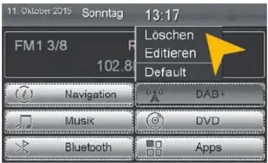ESX VNC735 VO-U1 Vision (Seat) - Menü-Belegung - 2