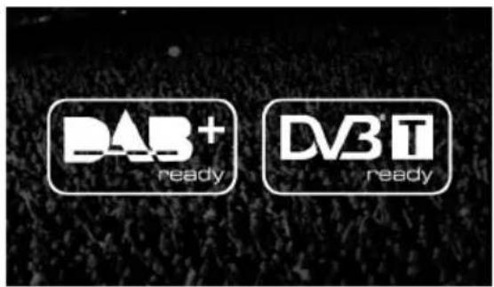 DAB+ ready DVBT ready