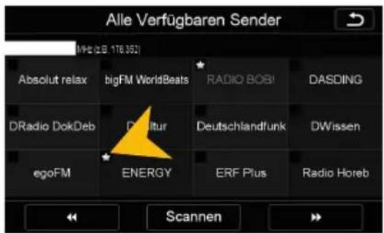 Alle Verfügbaren Sender MPS (GB 176.352) Absolut relax bigFM WorldBeats RADIO BOBI DASDING DRadio DokDeb Digital Deutschland und Wissen egoFM ENERGY ERF Plus Radio Horeb Scannen