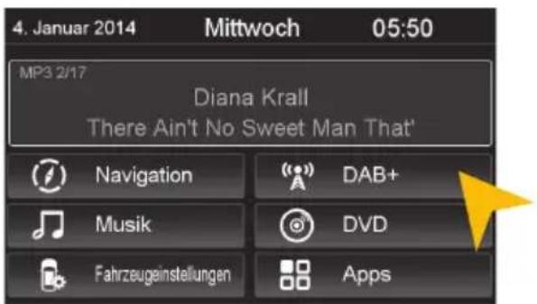 4. Januar 2014 Mittwoch 05:50 MP3 2/17 Diana Krall There Ain't No Sweet Man That' Navigation DAB+ Musik DVD Fahrzeuginstellungen Apps