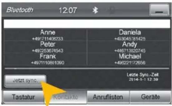 ESX VN735 VO-U1 Vision (Skoda) - KONTAKTE UND ANRUFLISTEN - 8