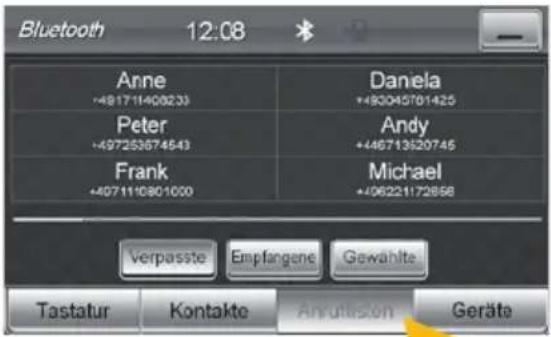 ESX VN735 VO-U1 Vision (Skoda) - KONTAKTE UND ANRUFLISTEN - 4