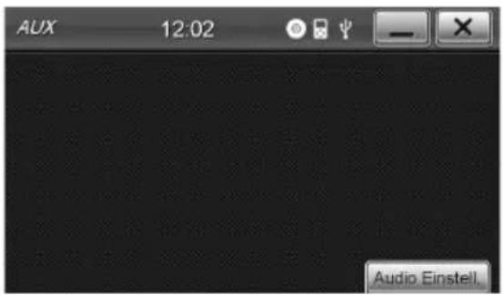 AUX 12:02 Audio Einstell.